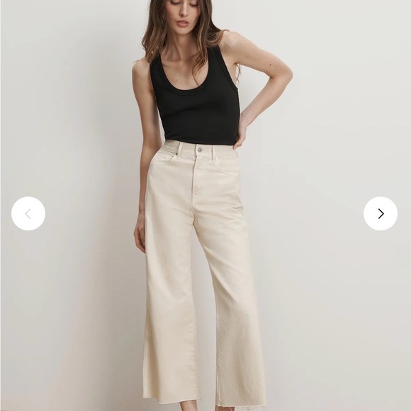 Veronica Beard Denim - Veronica Beard Taylor Wide Leg Crop
